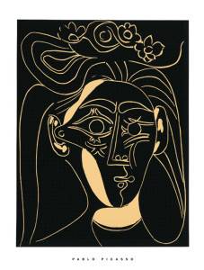 Femme au chapeau fleuri, 1962 - Pablo Picasso